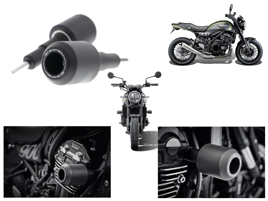 Kawasaki Z900 / Z900 RS Crash Protektor ab 2017 Evotech Performance